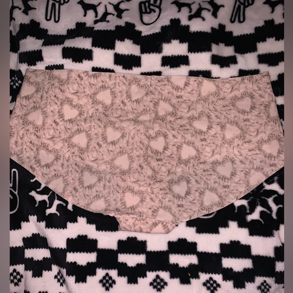 Victorias Secret Pink No Show Cotton Hipster Underwear Iced Coffee Heart Tie Dye - Picture 5 of 8